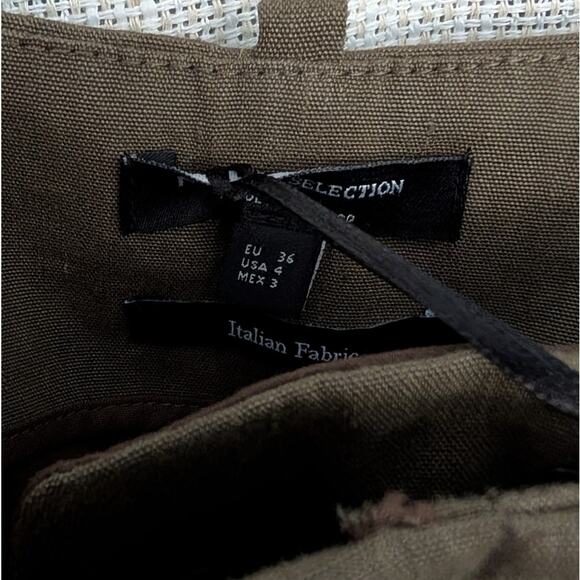 NWT Mango MNG Selection Orchid Seamless Linen Blend Straight Leg Pants, size 4 - Picture 4 of 11